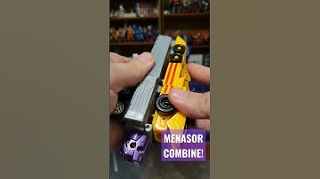 Stunticons, form Menasor!  Full Overview up on my channel! #transformers #actionfigures #shorts