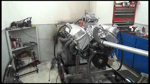 BBC 708HP 540 ENGINE DYNO RUN FOR SANDY BERNARD BY WHITE PERFORMANCE AND MACHINE