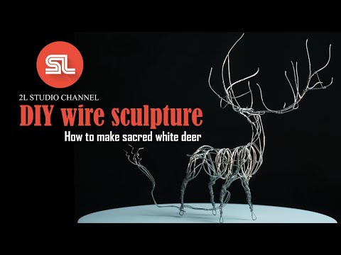 Video: How To Make A Deer From Wire