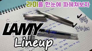 라미 만년필이 망설여질 때? ｜라미 라인업, 펜촉, 컨버터 파헤쳐보기