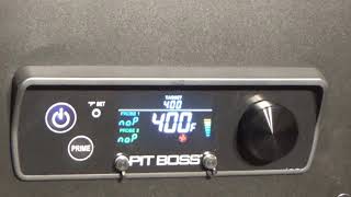 Pit Boss Austin XL Onyx First Burn, Burn Off