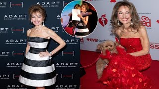Susan Lucci, 77, makes glamorous appearance in strapless striped dress at charity gala#entertainment