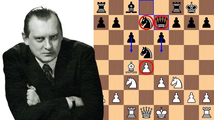 Alekhine's gun original game, Alekhine vs nimzowitsch ,Sanremo