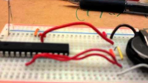 LED flashing with AVR(ATmega168)