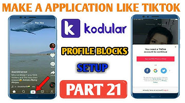 Make a Application Like Tiktok | Part 21 | In Kodular , appybuilder In hindi || Earn 100$ Daily