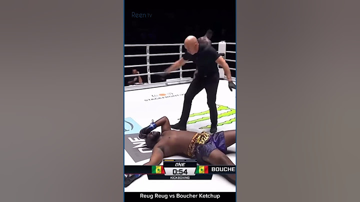 Reug Reug a mis KO Boucher Ketchup lors du combat de kickboxing à Bangkok #shorts