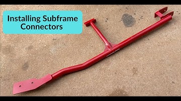 Installing Fbody UMI subframe connectors