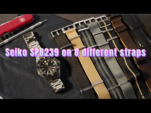 SEIKO SPB239 62MAS reissue best matching strap and how to make the OEM  bracelet more comfortable 4K - YouTube
