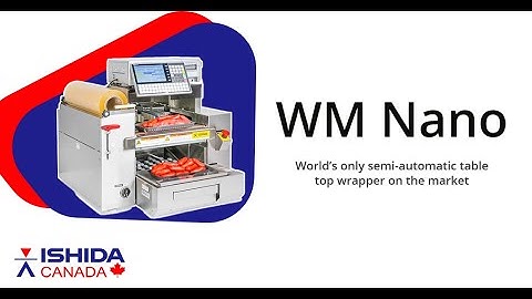 Ishida Wm Nano Table Top Wrapper
