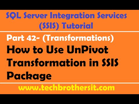 Video: Apakah pivot dan Unpivot dalam SSIS?
