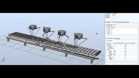 ABB Pickmaster Simulation 4 Robots