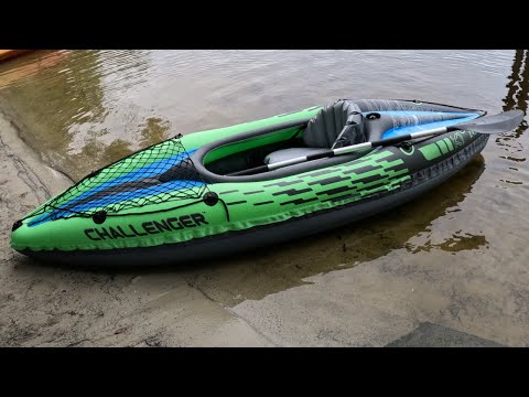 Will This INFLATABLE Kayak WORK??? | Intex Challenger K1 Kayak | Kayaking Adventure