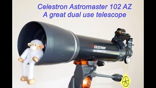 Celestron astromaster 102 AZ telescope. Ideal for both astronomy and terrestrial use