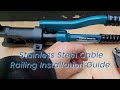 Muzata Stainless Steel Cable Railing Installation Guide- CR73