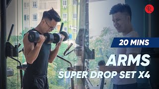 🔥 ARMS SUPERSET - 20 PHÚT CHO BẮP TAY SIÊU SEXY| Follow Along Workouts by The Red Dot