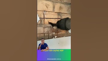 Mũi đục dẹp đục tường bê tông #xaydung #diennuoc