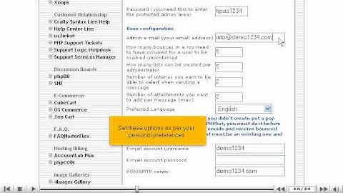 How to install PHPlist from Fantastico - Fantastico Tutorials