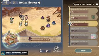 Stellar Pioneer – Exploration Journey 31–40 【F2P, Free Unit Only, Auto】 | Sword of Convallaria