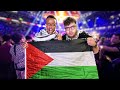 رفعنا علم فلسطين في اكبر حدث اجنبي   مع ابو فله