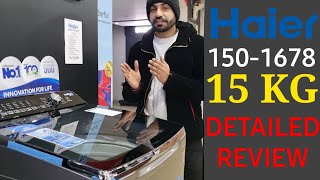 Haier 15 KG Fully Automatic Washing Machine | HWM-150-1678 | Detailed Review | Price In Pakistan