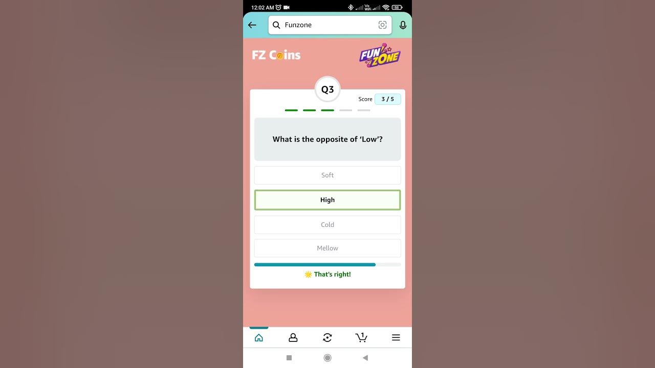 What is 64 divided by 8 amazon funzone coins quiz answers today youtube