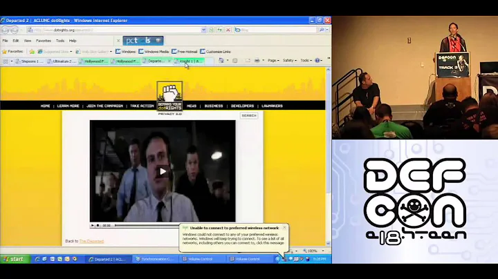 DEF CON 18 - Nicole Ozer & Kevin Bankston - Big Brother on the Big Screen: Fact/Fiction?