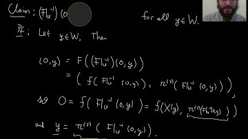 118C L11P6 Implicit Function Theorem, Proving Conclusion 1