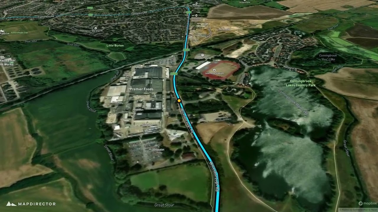 Ashford Kent Driving Test Route 1 