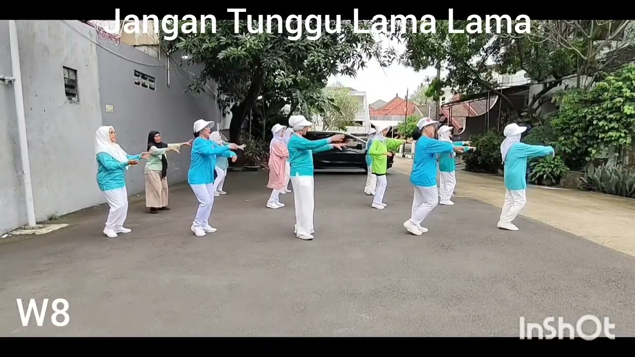 Jangan Tunggu Lama Lama Line Dance - Chor : Kiki & Ryan (INA)  - demo by Camar LD