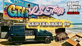 LS TAGS, SHIPWRECK, GUN VAN Locations - SEPTEMBER 19| GTA ONLINE