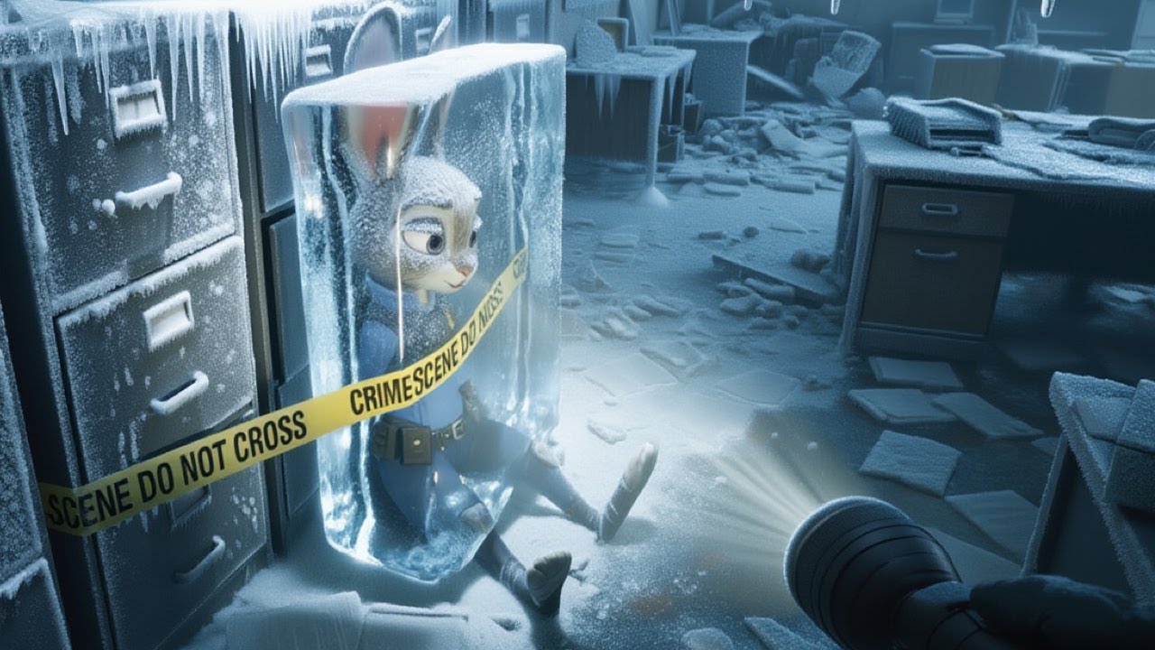 They FOUND the Frozen ZOOTOPIA 2 Characters in an ABANDONED Detective Station! (Fan-Made AI Story)