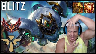 🪝 Tyler1 I'M THE BEST HOOKER NA | Blitzcrank Support Gameplay | Support Challenge | Season 12 ᴴᴰ