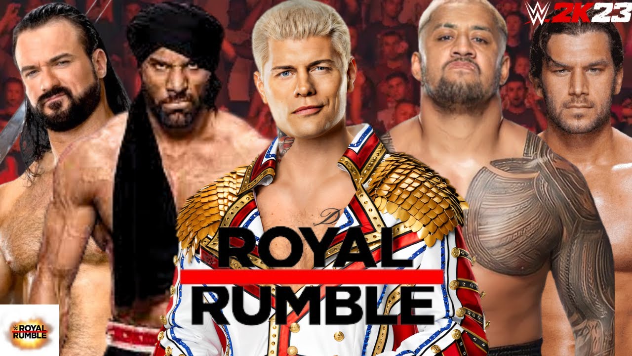 LEGENDARY ROYAL RUMBLE MATCH | WWE 2K23 PS5 GAMEPLAY | [4K60]