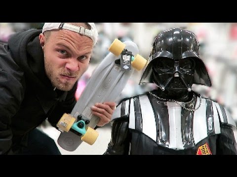 GAME OF SKATE WITH DARTH VADER! - GAME OF SKATE WITH DARTH VADER!