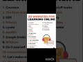 website for learning online