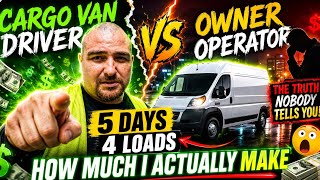Cargo Van Driver Beginner OTR - 1 Week = $$$
