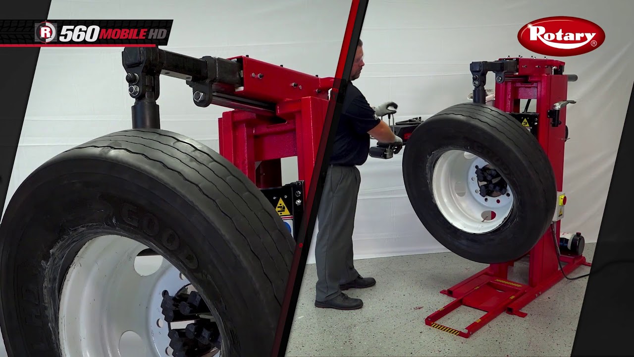 Rotary R560 Tire Changer Training YouTube