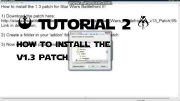 Tutorial: How to Install the v1.3 patch for Star Wars Battlefront II [OLD VIDEO]