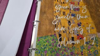 Reviewing my A4 filofax after 2 years