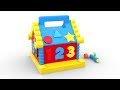 Learn Shapes and Numbers with Wooden Hammer Educational Toys - Numbers & Shapes Collection