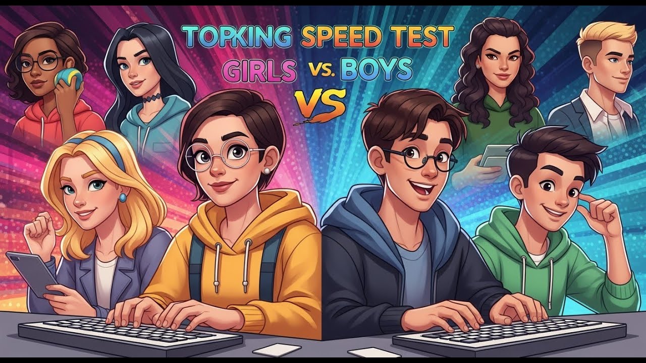 Typing speed test: Girls vs. Boys showdown 