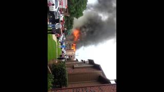 Fire on eaglecrest apartment, irving.