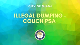 Illegal Dumping - Couch PSA