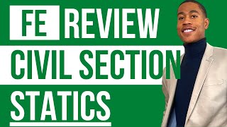 2023 FE Exam Review (Civil)| Statics| Equilibrium Of Rigid Bodies | (Problem and Solution)