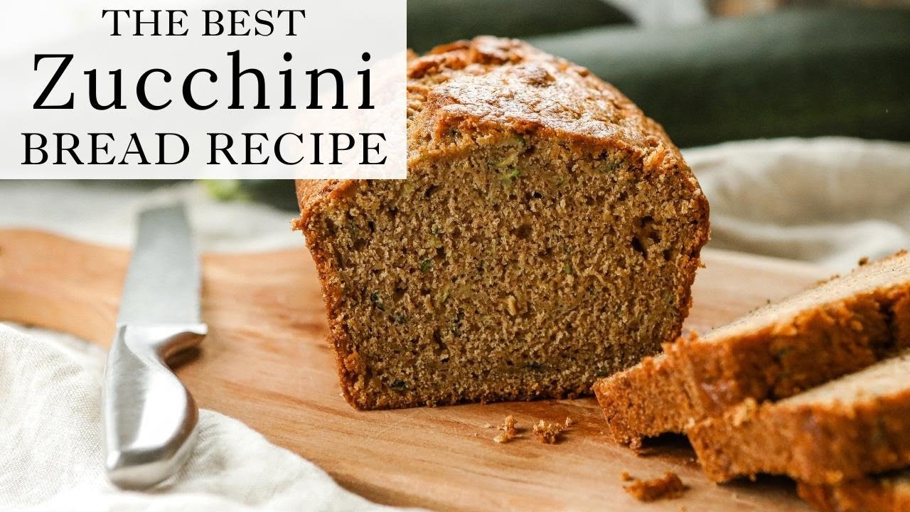 Cinnamon Zucchini Bread Recipe The Best Zucchini Bread Recipe YouTube