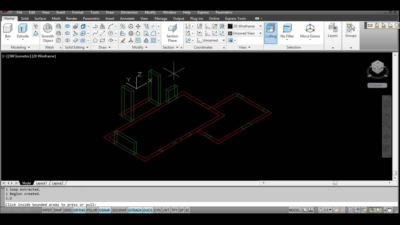 autocad tutorial for beginners design 3d house step 1(greek) - YouTube
