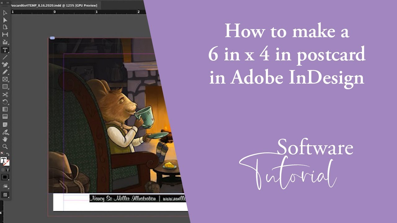 How to create a postcard mailer in Adobe InDesign CC 2020
