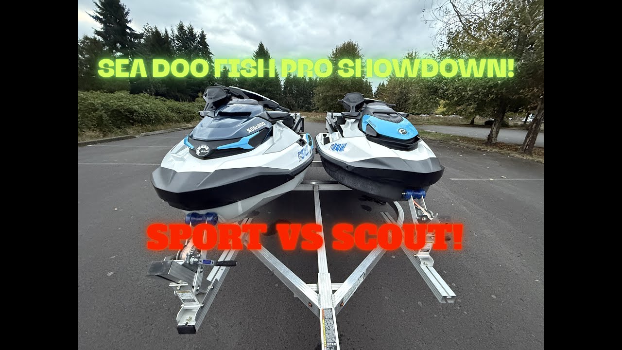 🔥 Sea-Doo Fish Pro Sport vs Scout – Ultimate Showdown! Water Test and Features🔥