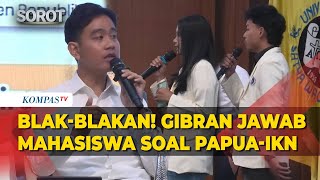 [FULL] Wapres Gibran Jawab Mahasiswa, Buka-bukaan soal Mandat Presiden Prabowo di Papua-IKN