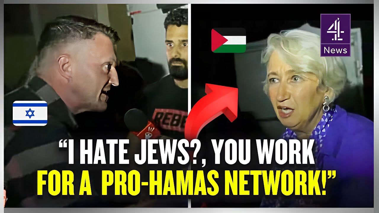 Антиизраильский репортер узнает, почему не стоит оскорблять Томми Робинсона!